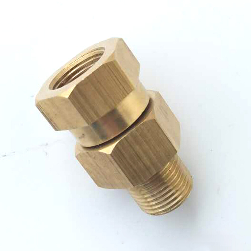 1PC Pressure Washer 3/8″ Male to Female NPT Brass Swivel Coupler 3200 PSI