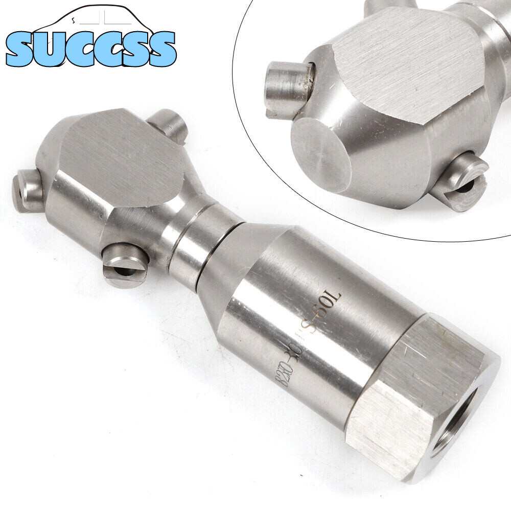 1/2″ Rotating Jetter Head Rotary Nozzle Pressure Washer Hose Cleaner Drain Sewer
