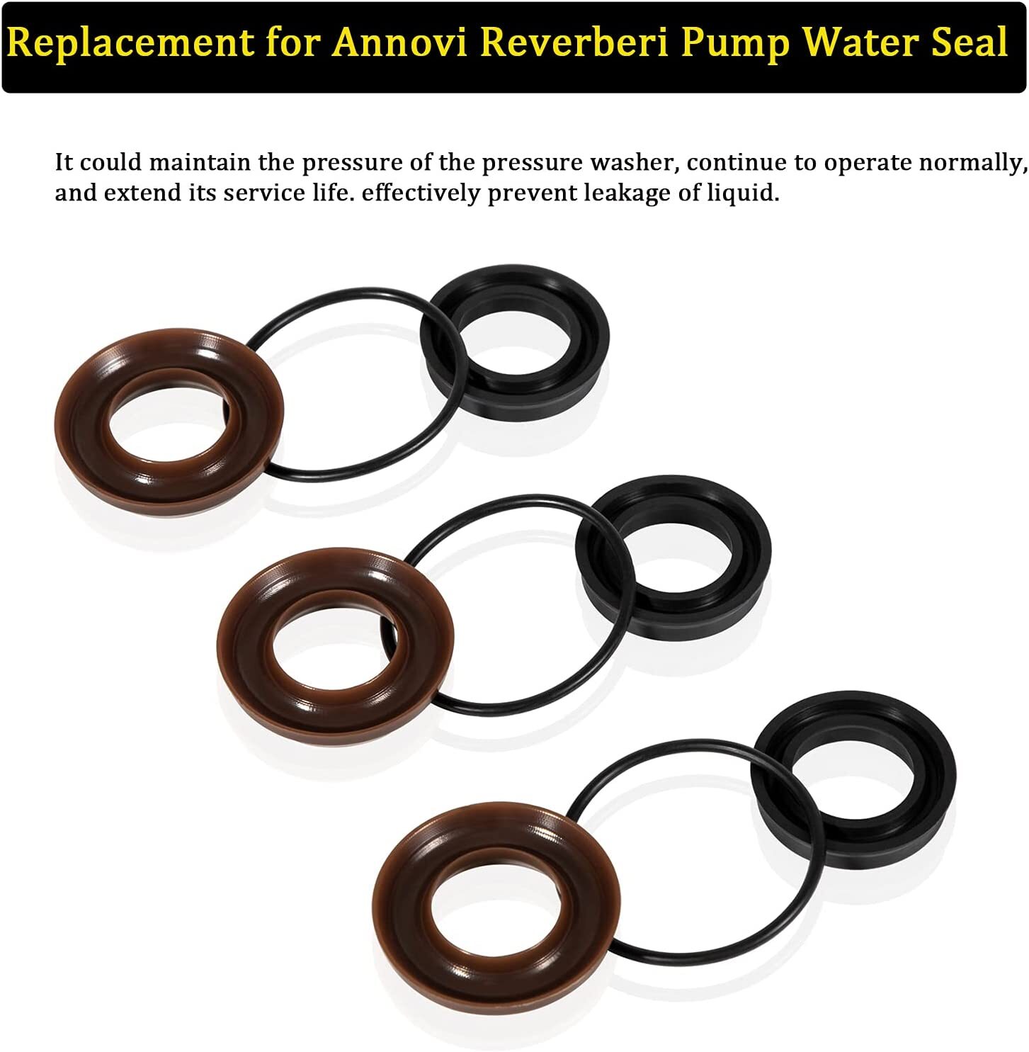 AR1857 Seal Kit 18mm for Annovi Reverberi RK RKA RKV XRC XRA Pressure Pump