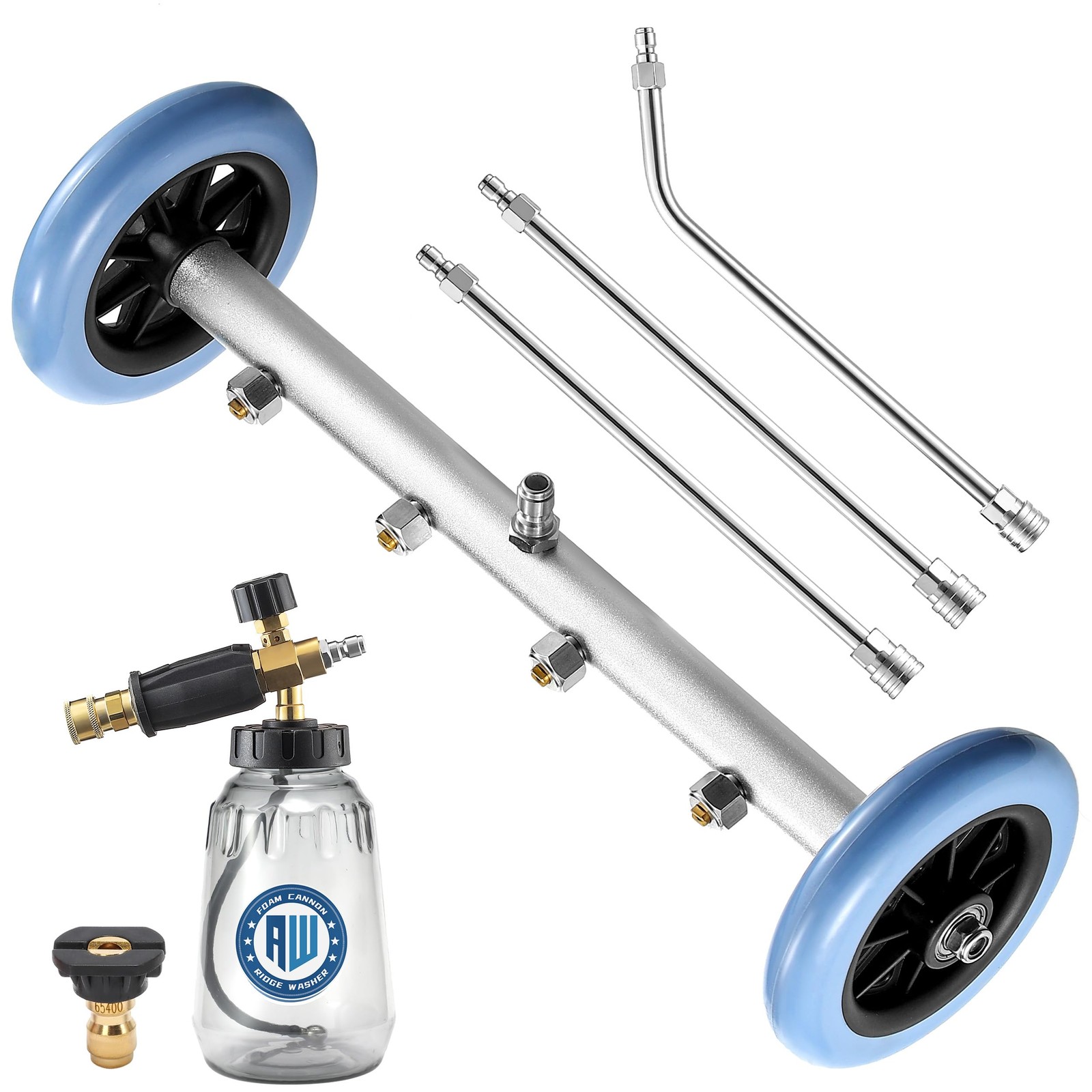 RIDGE WASHER Pressure Washer Undercarriage Cleaner, 16 Inch Undercarriage Was…