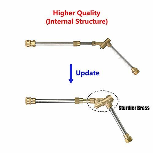 Short High Pressure Washer Gun 5000 PSI Replacement For Hot And Cold Water Parts