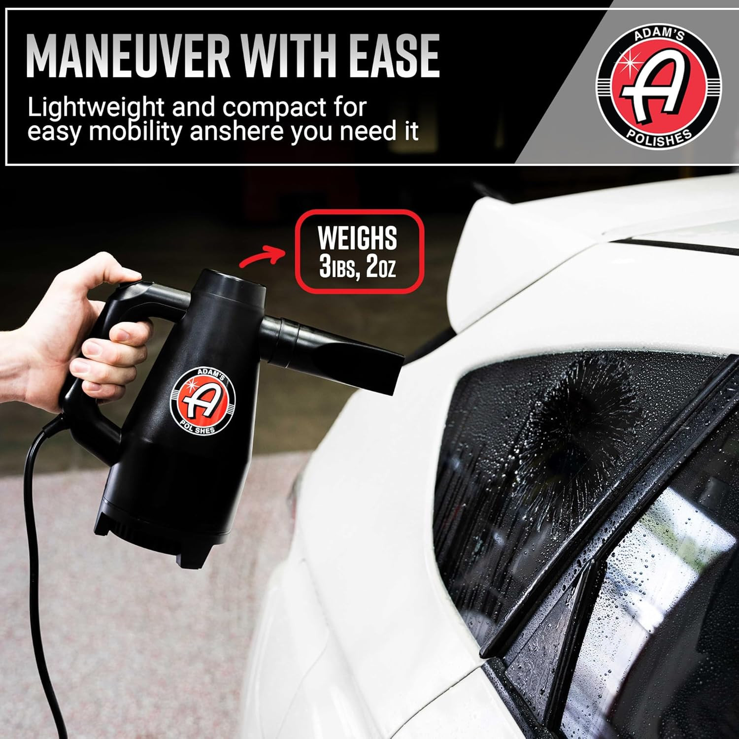 Mini Air Cannon – Handheld High Powered Filtered Car Wash Dryer Blower| Dry befo