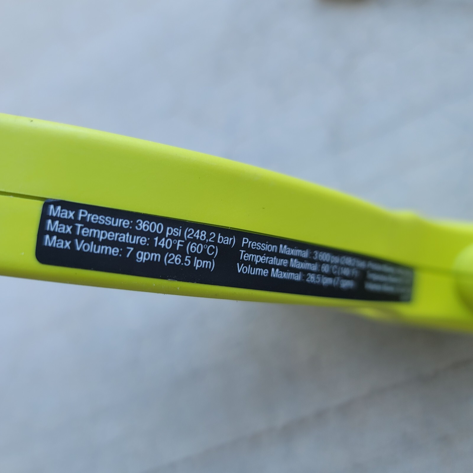Ryobi High Performance Water Electric Pressure Washer Wand Extension Nozzle