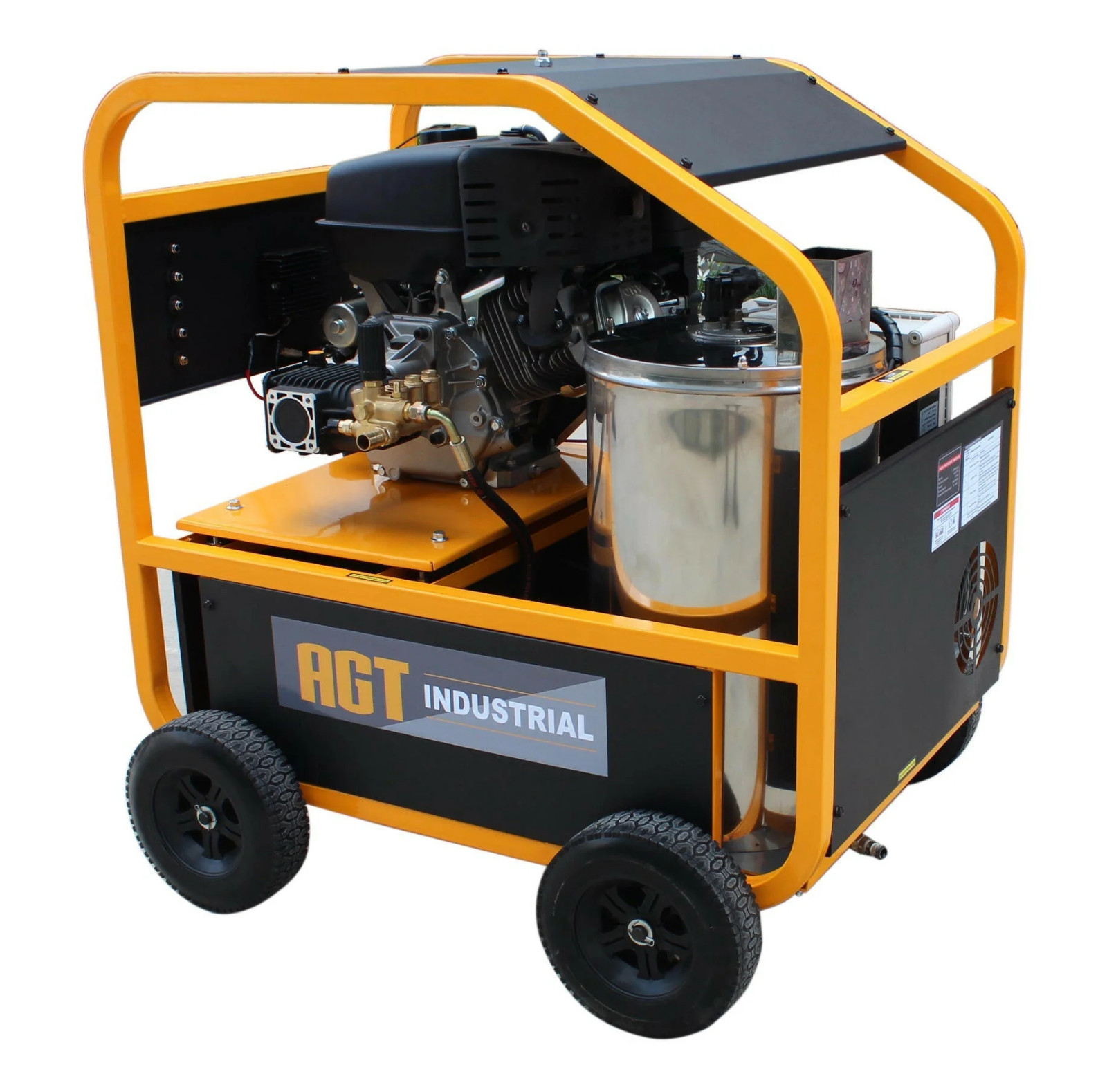 AGT 4000 PSI Hot Water High Pressure Washer Machine 4 GPM 13 HP Gasoline burner