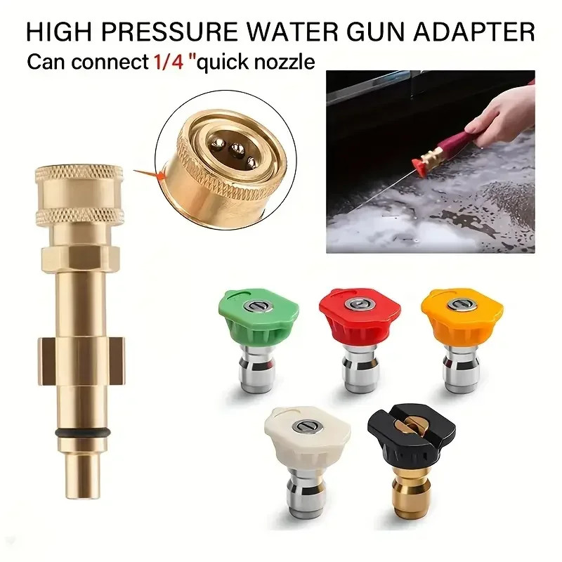 1/4″ Quick Connect High Pressure Washer Adapter – Compatible with Lavor/Sterwins