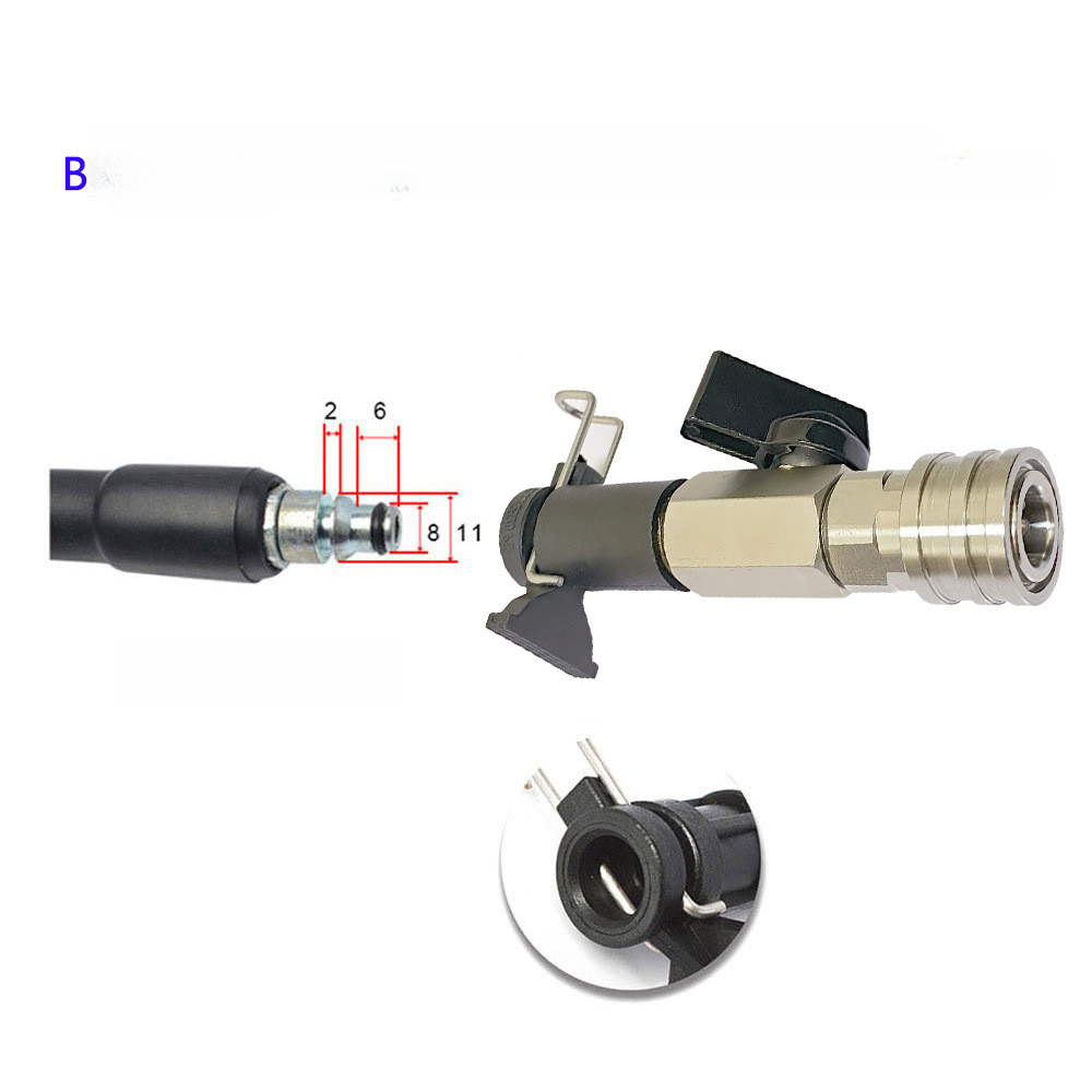 1/4 Inch Quick Connect Stainless Steel Nozzle 2320 PSI for Dawoo C Type Washers