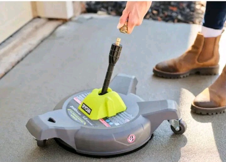 RYOBI 12″ 3100 PSI Electric Pressure Washer Surface Cleaner w/Casters/Free S&H