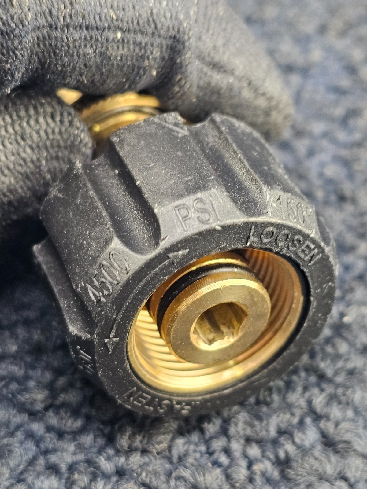 (QTY 2) 1/4″ High Pressure Washer Hose Adapter Quick Connector 4500 Psi 300°F