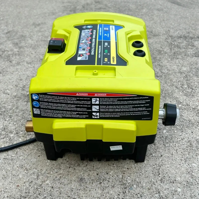 RYOBI 1200 PSI 1.8 GPM Cold Water Automotive Electric Pressure RY14AM12