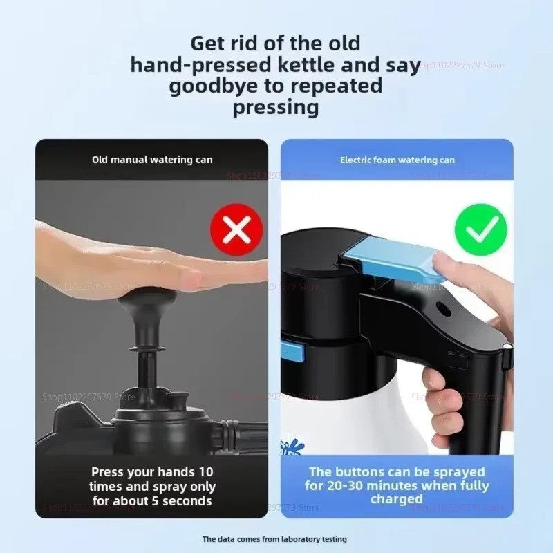 1.5L Electric Car Foam Sprayer, Foam Sprayer for Car Wash with USB Rechargeable,