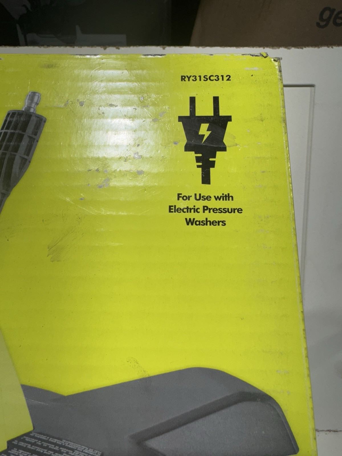 RYOBI 12″ 3100PSI Electric Pressure Washer Surface Cleaner Attachment RY31SC312