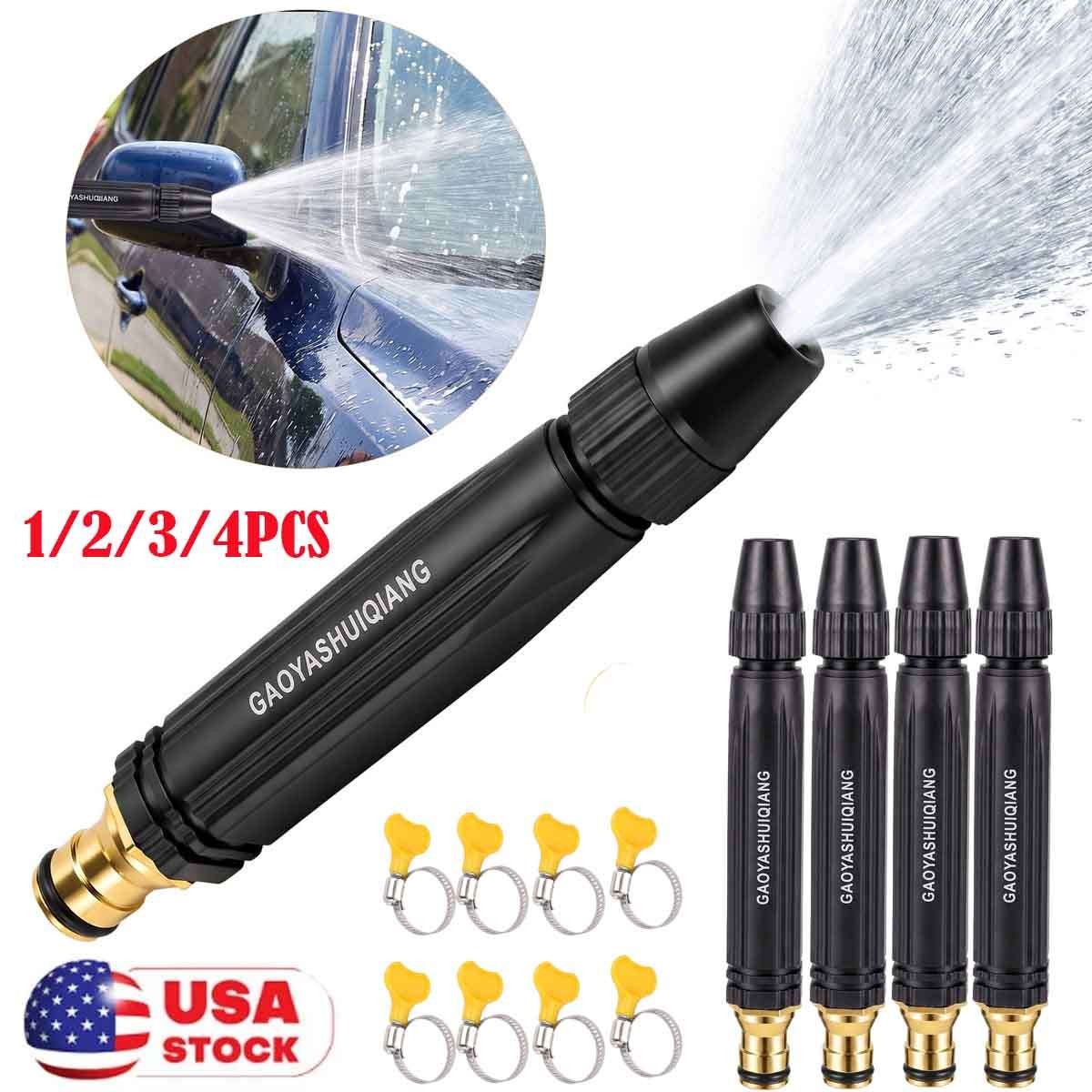High Pressure Car Wash Water Gun Spray Nozzle Portable Washer for Auto Garden US