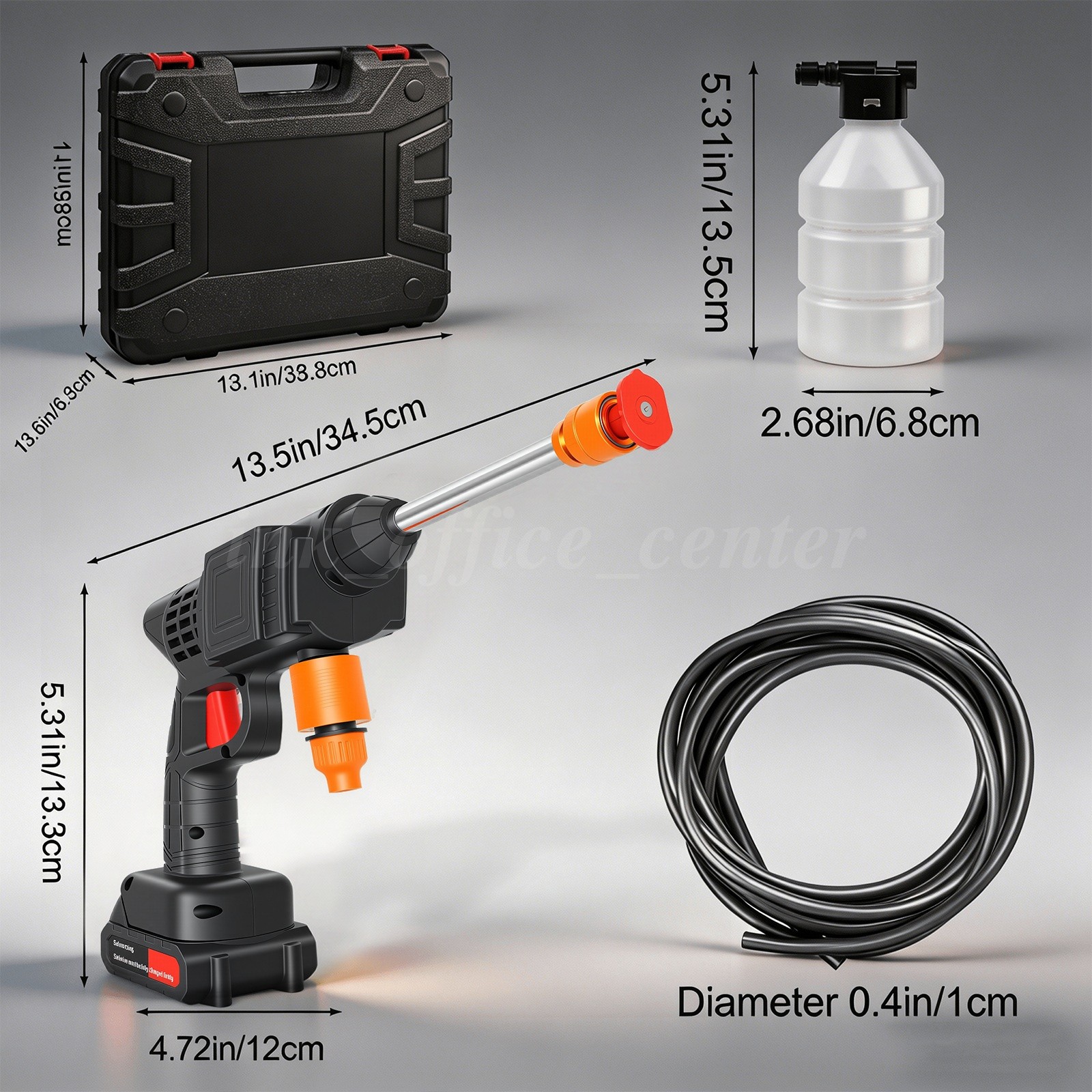 Portable Wireless High Pressure Car Washing Cleaner Cleaning Machine Water Gun