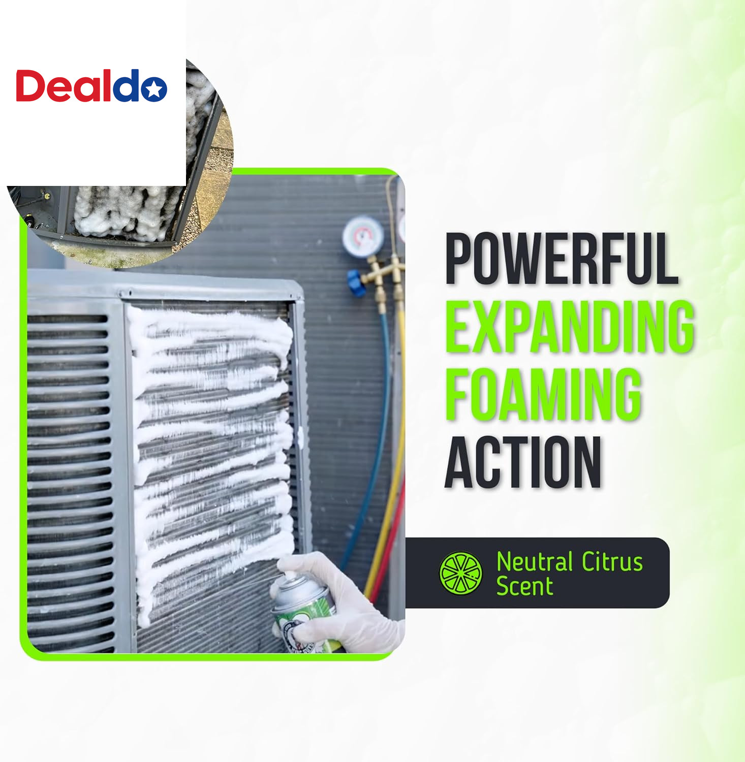 Foam Blaster AC Coil Cleaner for AC Unit 3-Pack | No Rinse Formula for Evaporato