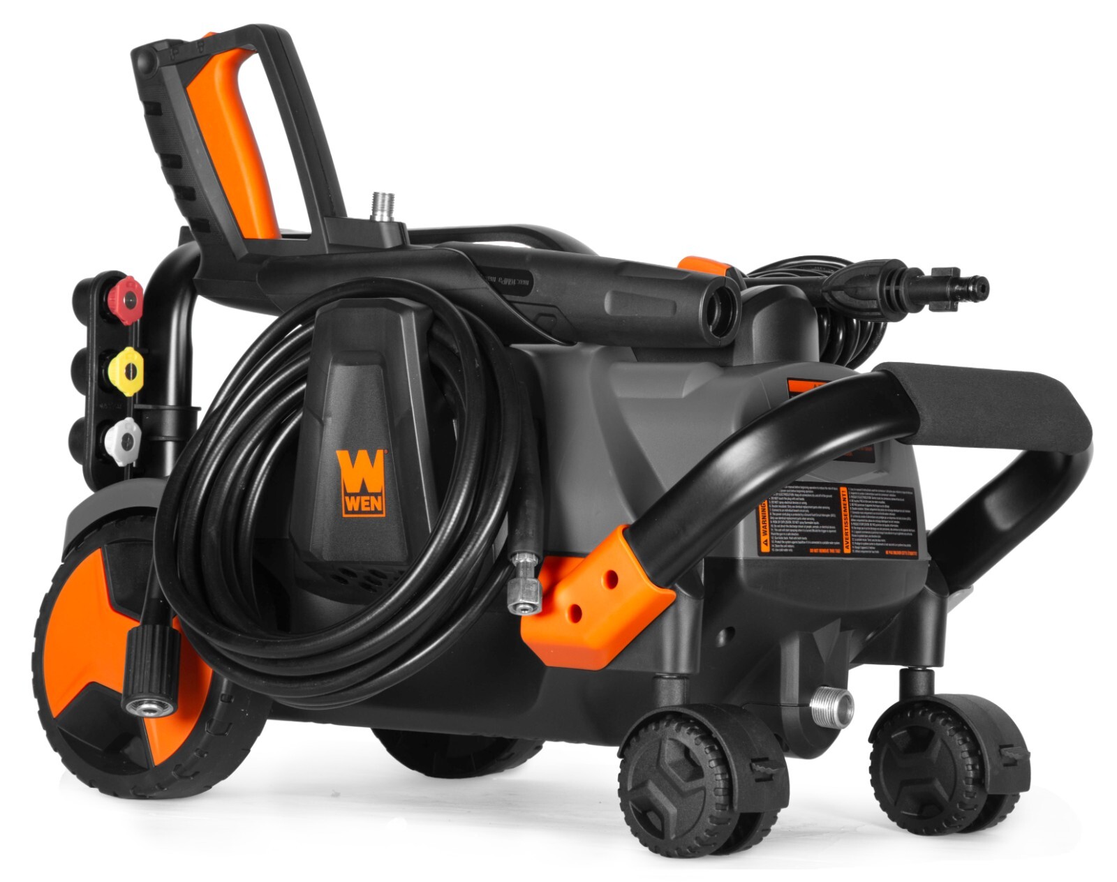 WEN PW2200 2200 PSI Electric Pressure Washer, 1.65 GPM w/Onboard Detergent Tank