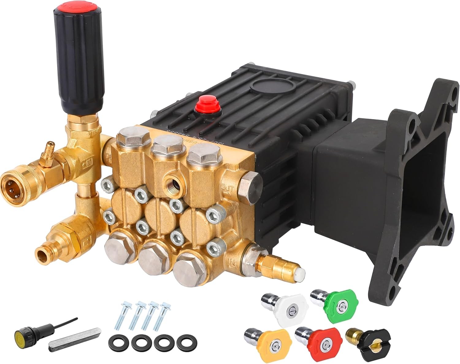 4000 PSI Pressure Power Washer Pump 4.0 GPM 1″ Hollow Shaft Water Pump New