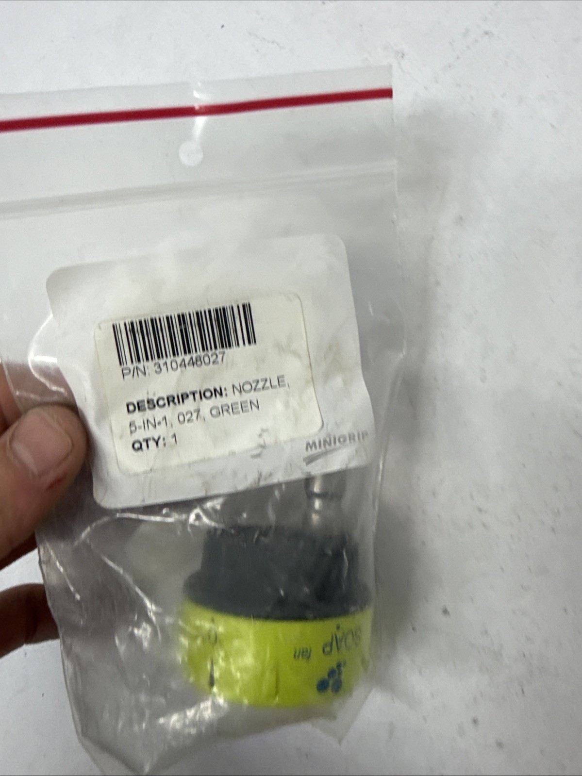 Ryobi 5-in-1 3,300 PSI Gas and Electric Pressure Washer Nozzle (Bulk Packed)