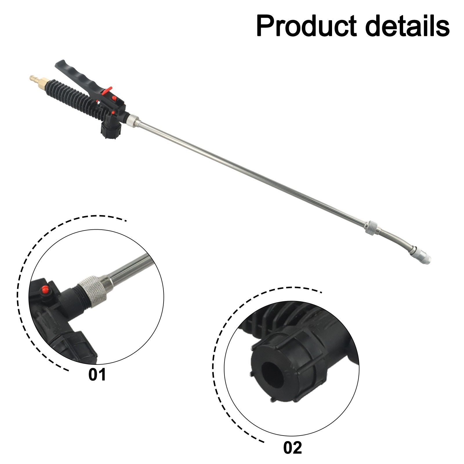 Sturdy and Reliable 29inch Brass Barb Sprayer Wand for Various Applications
