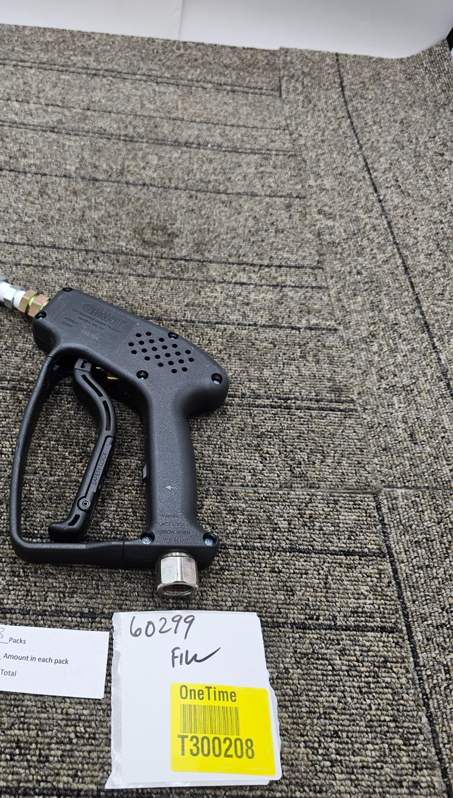 Giant 092724 Pressure Washer Tool w/ Brass Fitting 10GPM 5000 PSI 300F