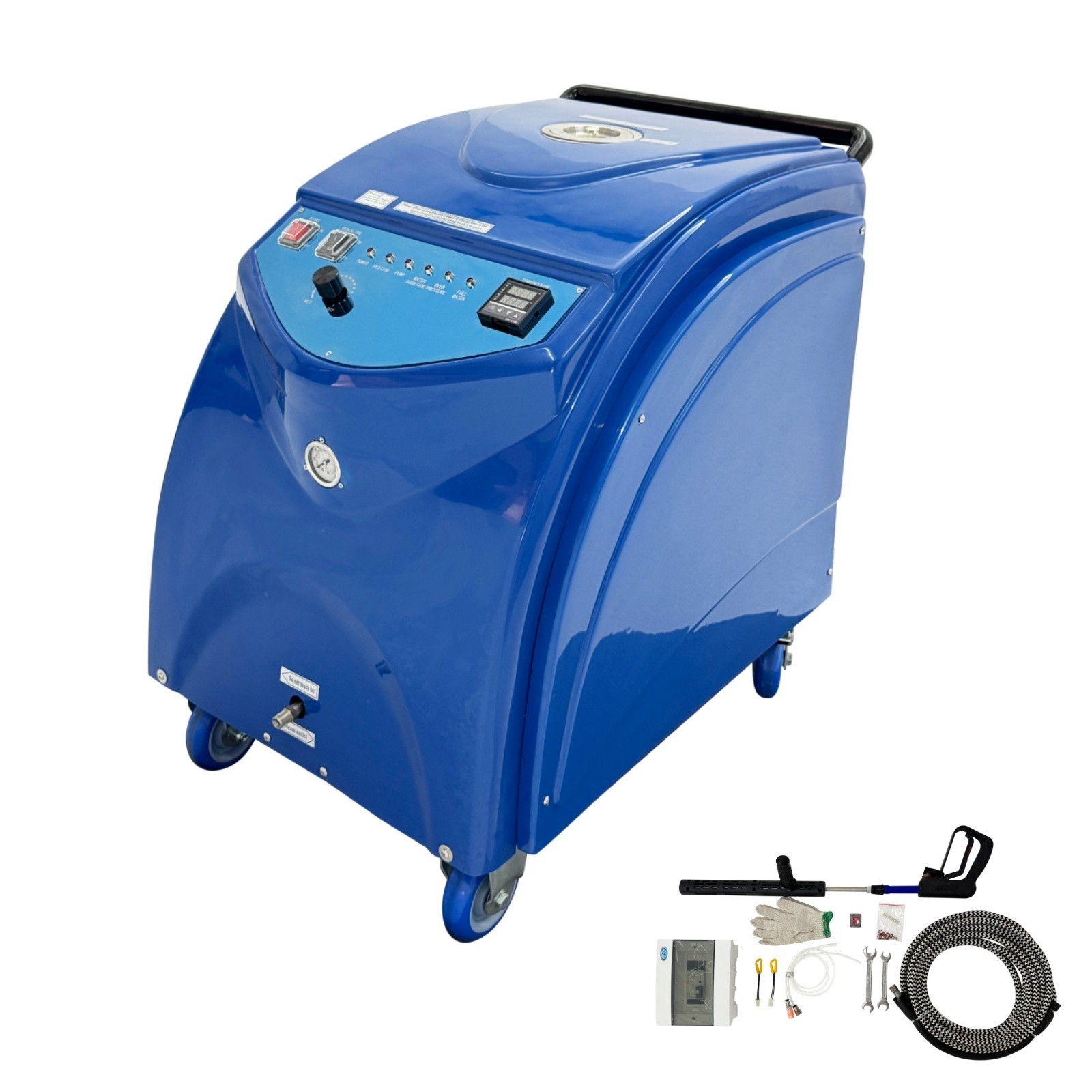 High Pressure Steam Cleaning Machine Commercial Car Washer 220V 167-198℃