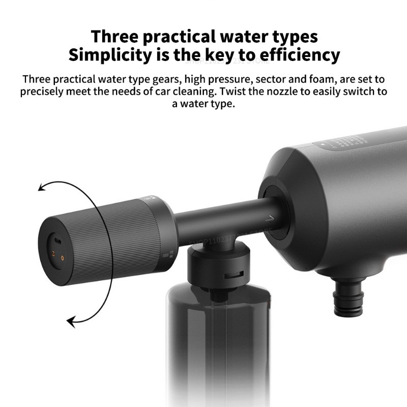 Xiaomi Wireless Car Washer 160L/h High Pressure Large Efficient Flushing Washers