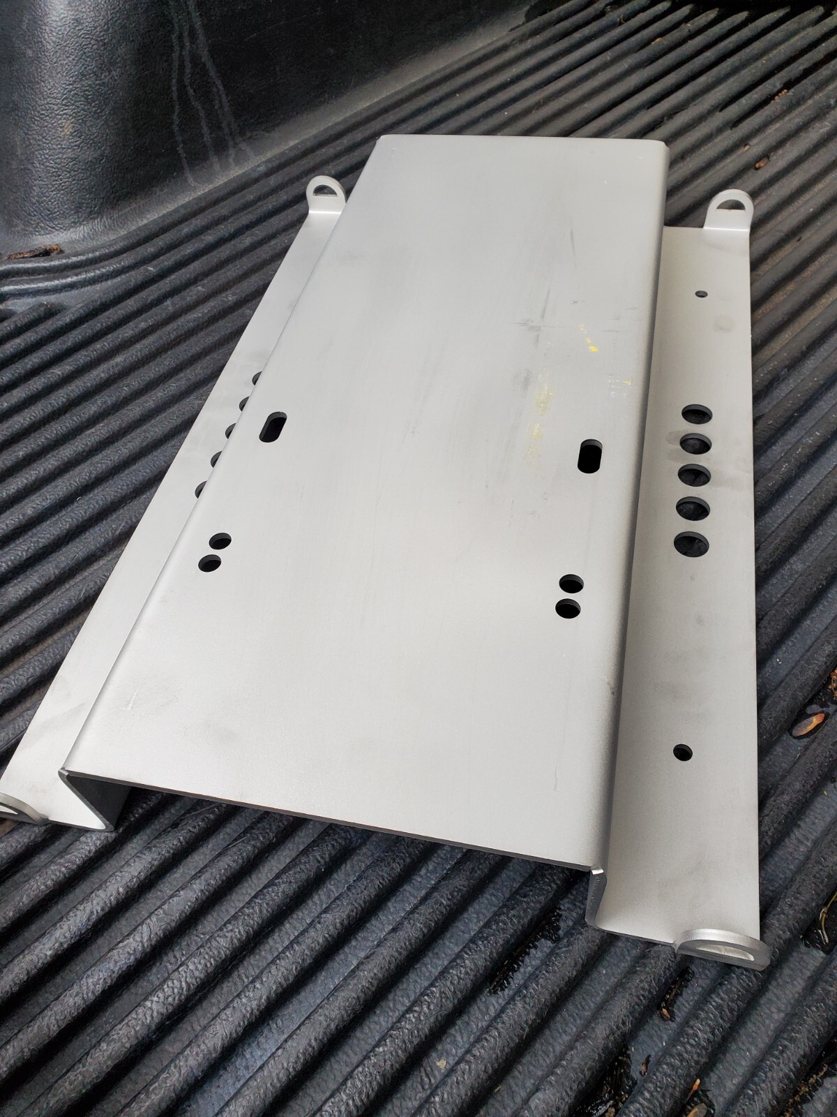 Pressure Washer Skid Plate Frame / Mounting Bracket , Aluminum Steel