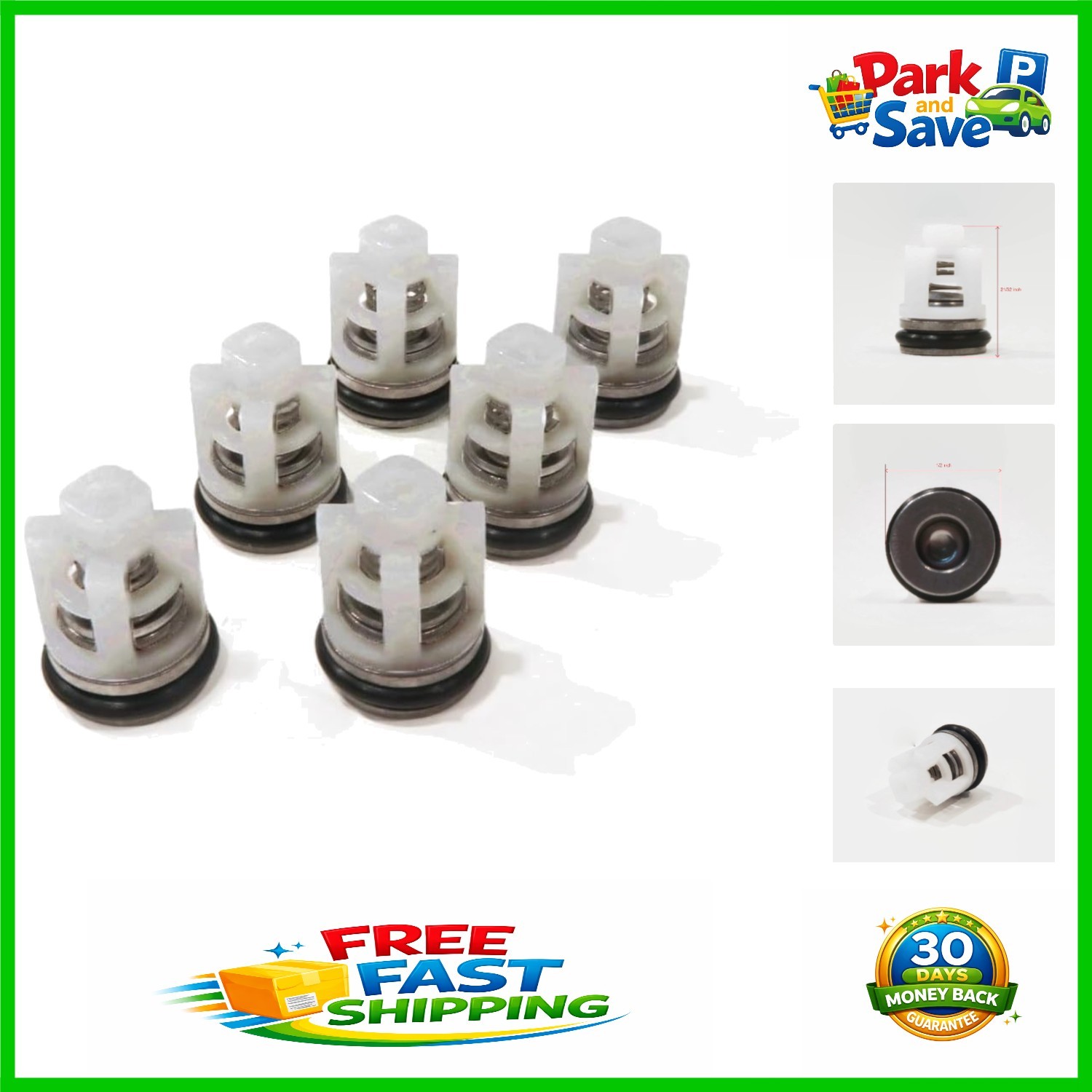 Universal Check Valve Repair Kit for Homelite 308653007 – 6 Check Valves
