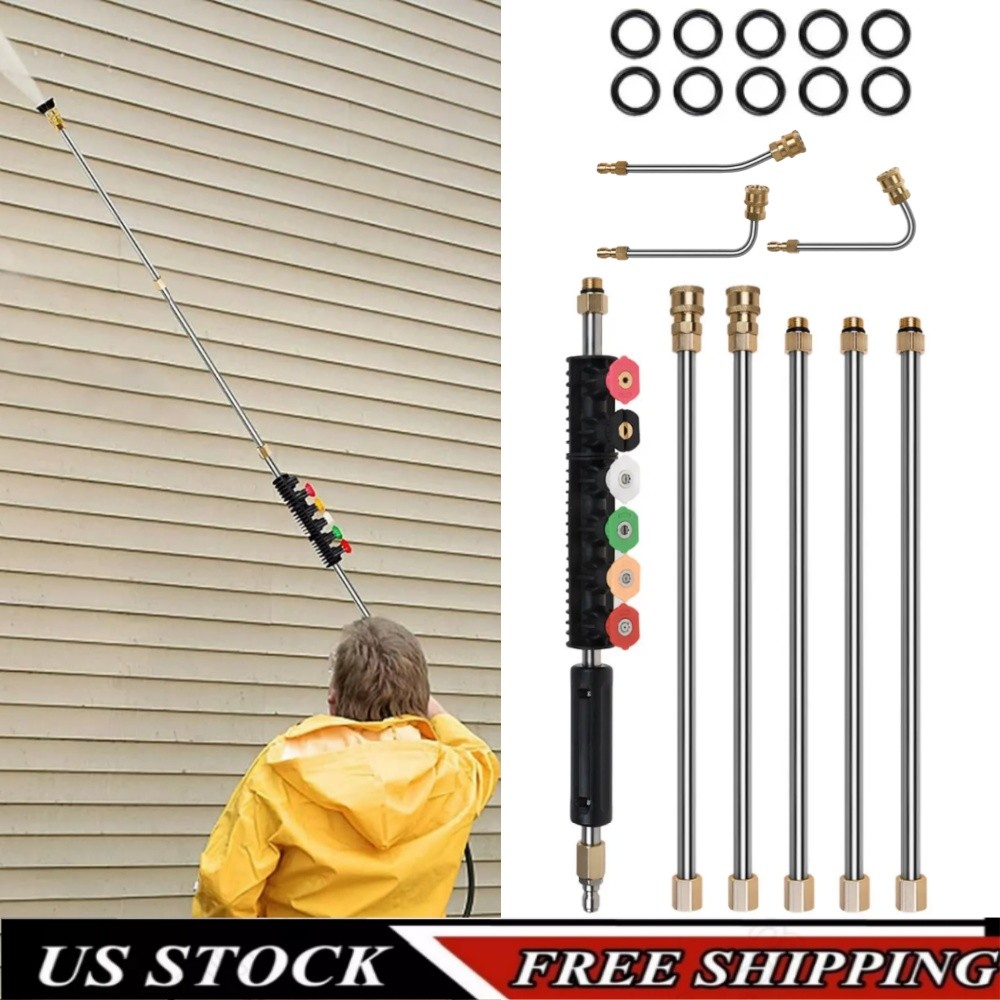 97″ inch Pressure Washer Extension Wand, Replaceable Upgraded Power Washer Lance