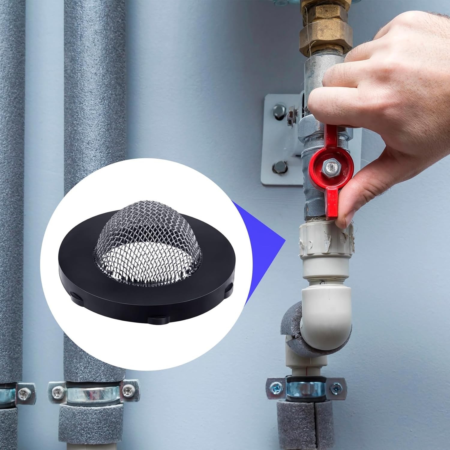 20 Pcs Stainless Steel Hose Filter Washers – Durable and Efficient for Hoses