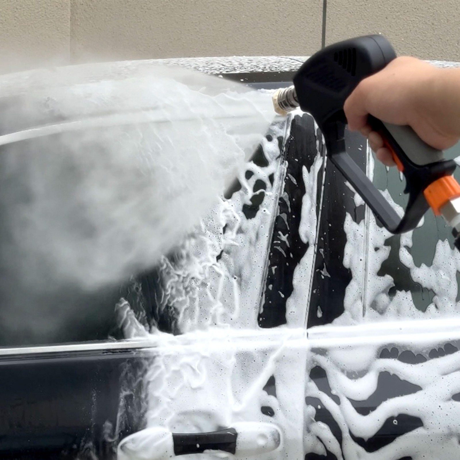 Pressure Washer Gun with Foam Cannon, 1.5 Liter, 5000 PSI