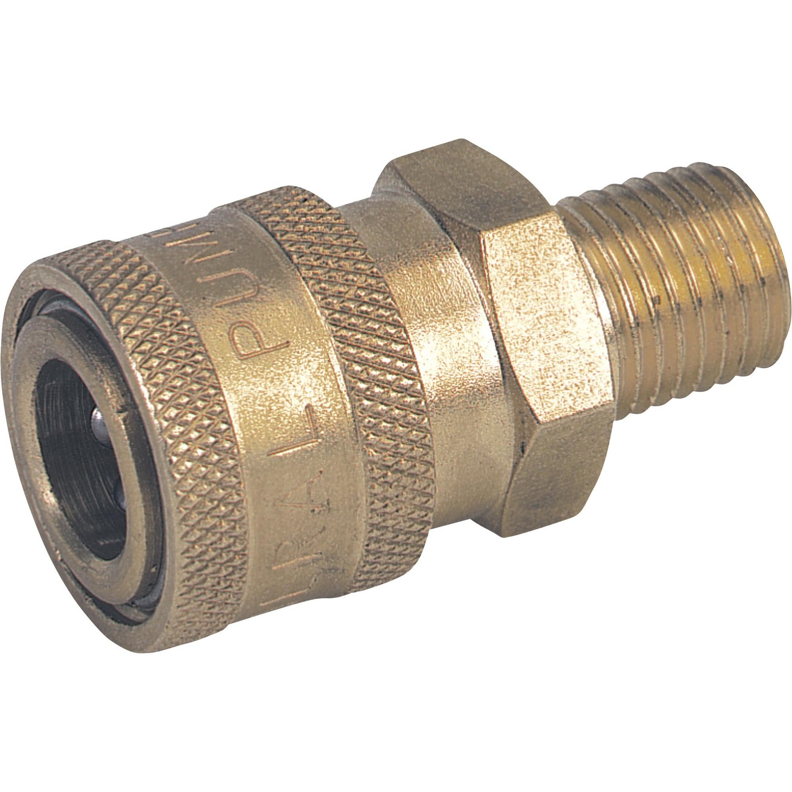 NorthStar Pressure Washer Quick Coupler, 3/8in. QC x 3/8in. NPT-M, 4500 PSI,
