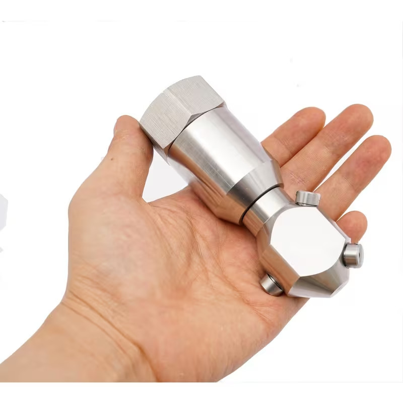 3/4″ 360* Rotating Pressure Washer Nozzle Spraying SS304 Full Tank Internal