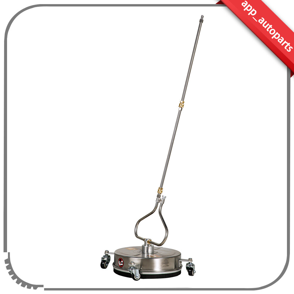 13.7″ Pressure Washer Surface Cleaner with 4 Wheels Stainless Steel Brand New