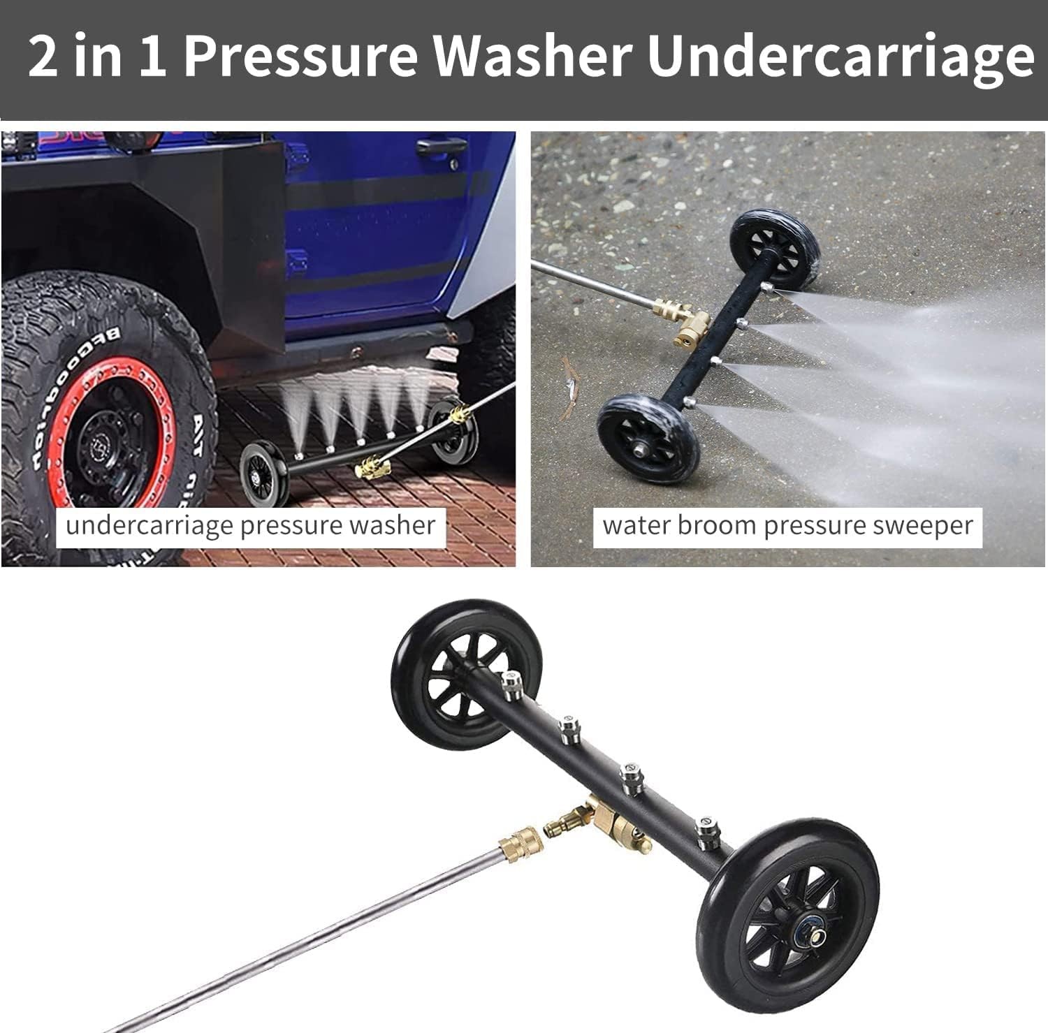 Westinghouse 16″ Undercarriage & Surface Cleaner, 4400 PSI, 1/4″ Connector
