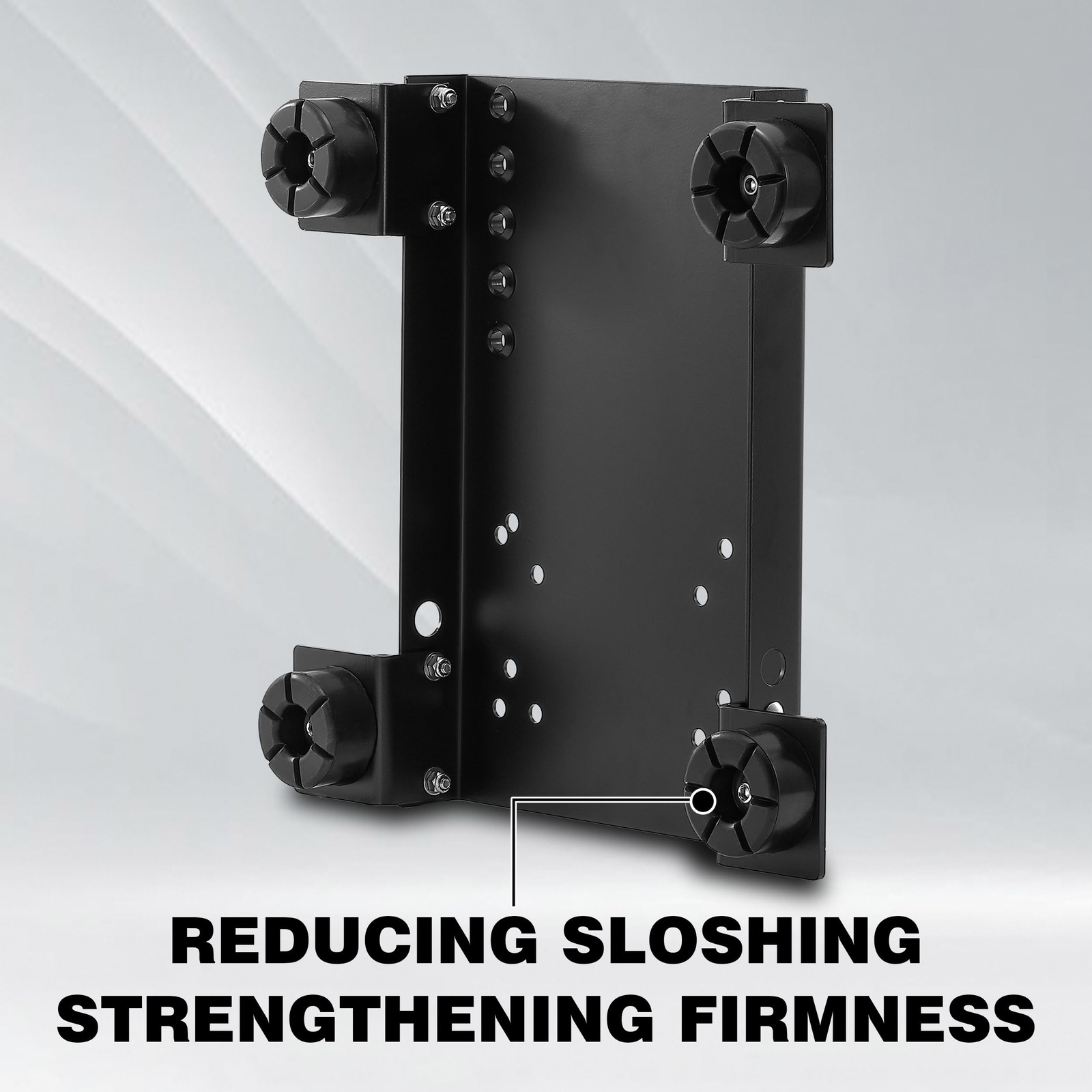 Pressure Washer Skid Plate Frame Painted Steel with Detachable Fixed Rubber