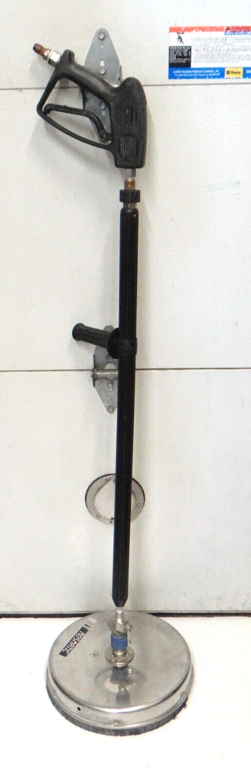 Mosmatic 12″ Rotary Surface Cleaner With Handle–TESTED