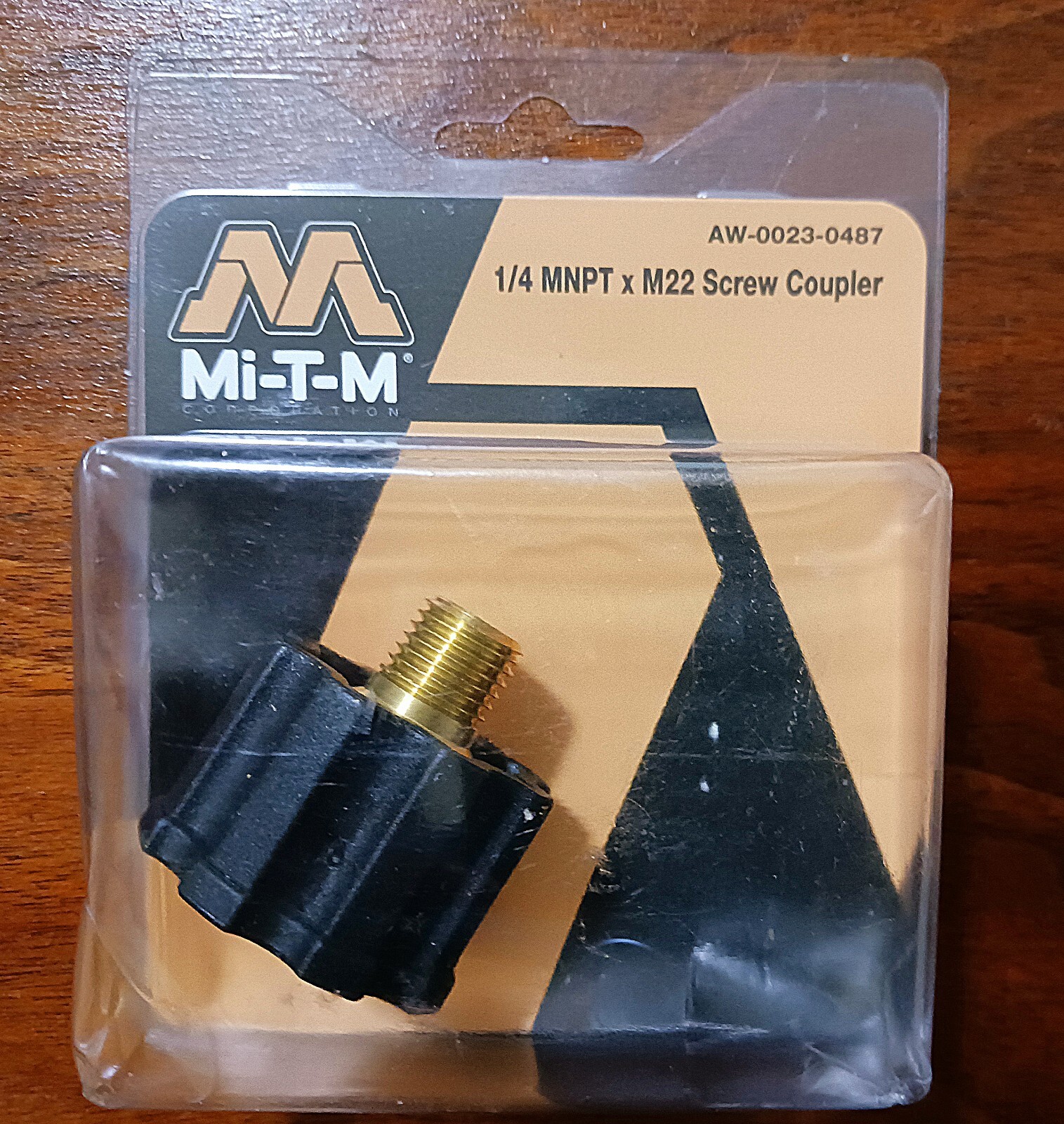 1/4″MNPT Scr Coupler,No AW-0023-0487, Mi T M Corp
