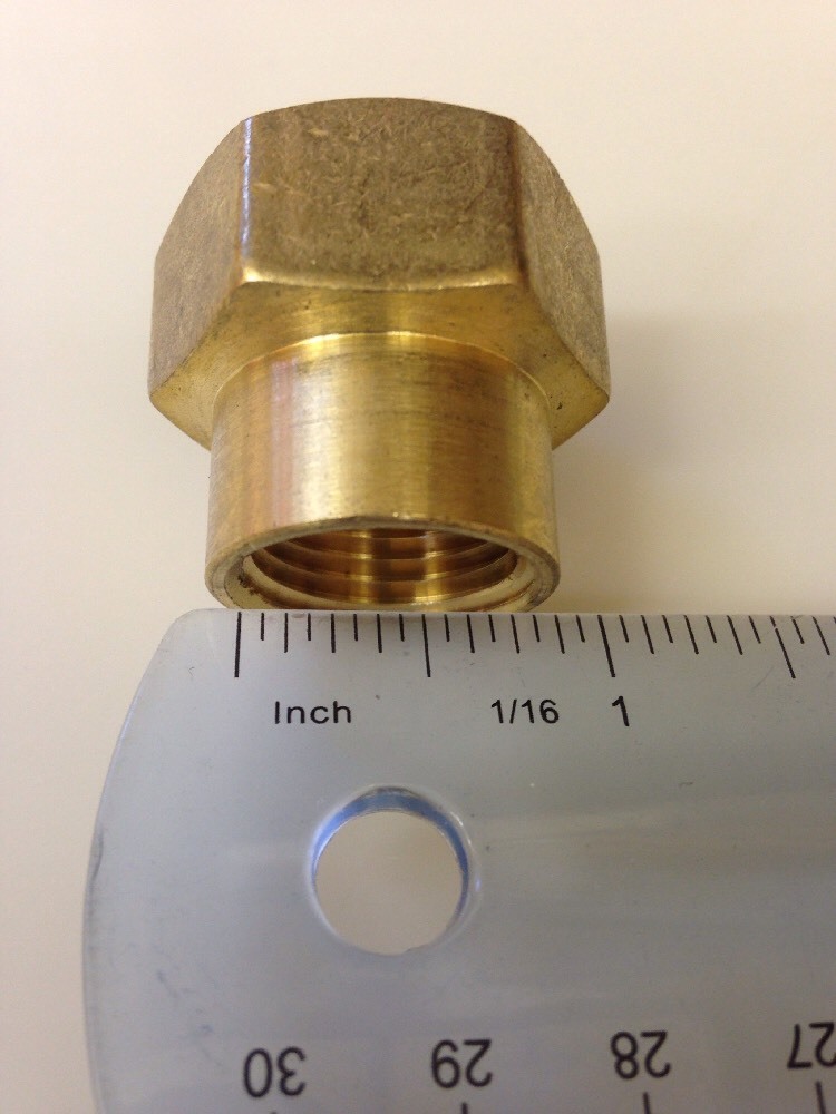 Female 3/4″FGH x 1/2″ Female Pipe Thread Garden Hose Adapter 8.705-019.0