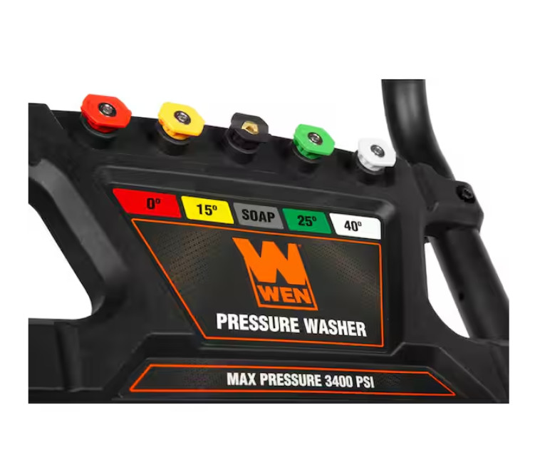 3400 PSI Gas Cold Water Pressure Washer W/ 223cc Engine 2.7 GPM Flow Rate