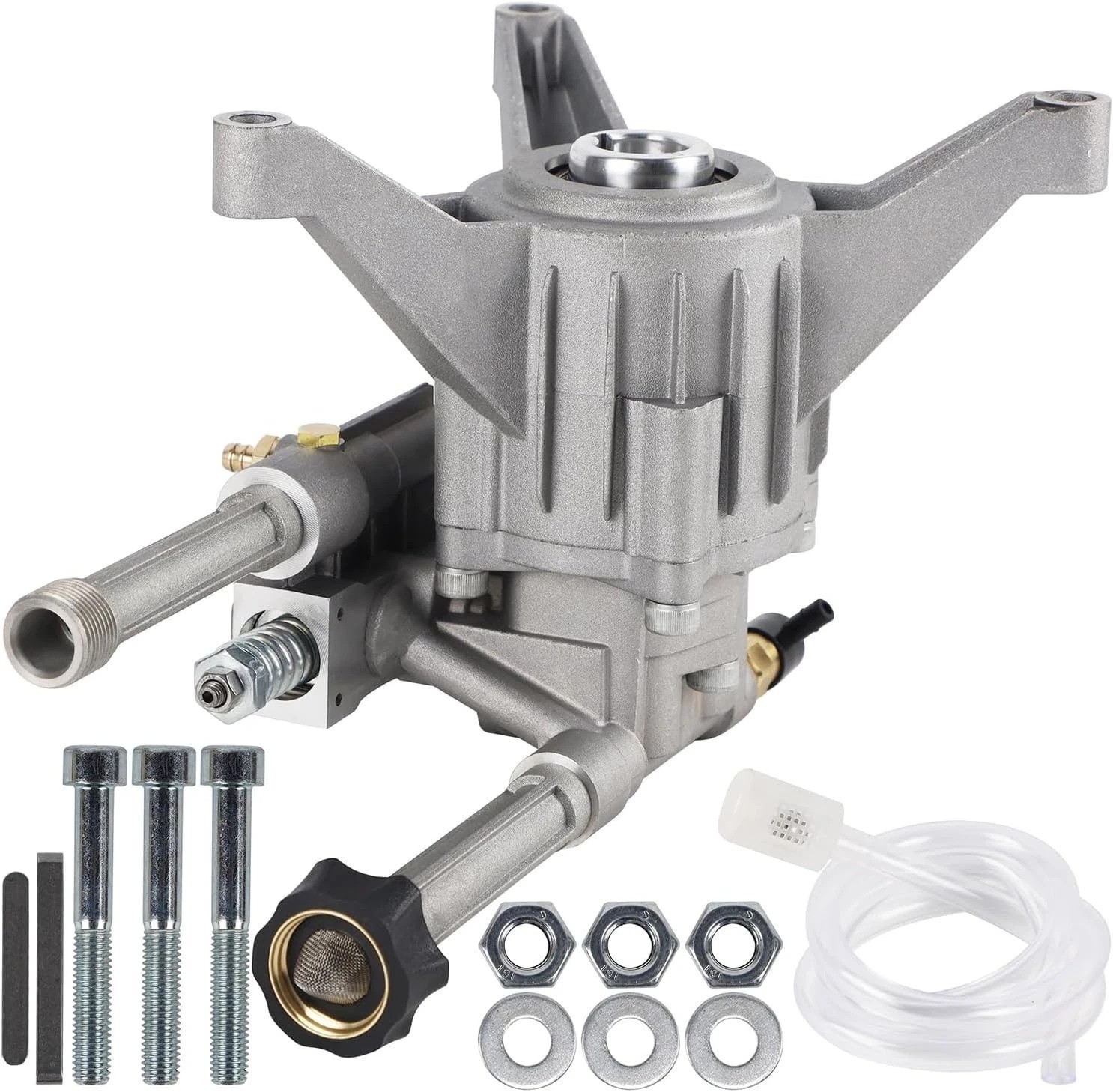 Replacement Pressure Washer Pump, 3400 PSI Max, 2.5 GPM, Built-in Thermal Valve