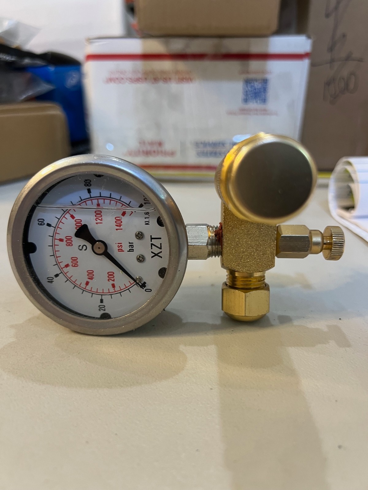 XZT Pressure Washer Gauge