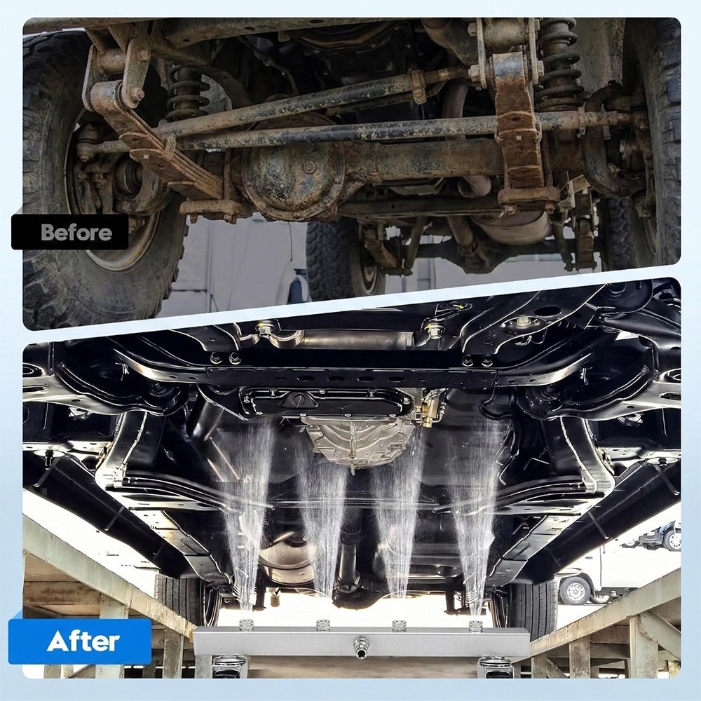 13″ Pressure Washer Undercarriage Cleaner Under Car Washer Water Broom 4000 PSI