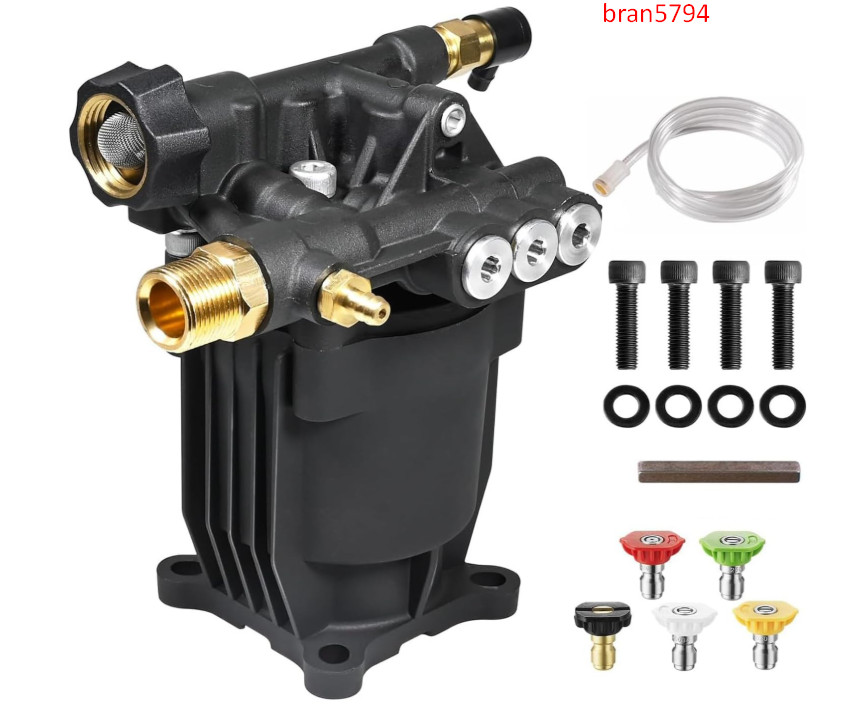 Pressure Washer Pump Replacement, Horizontal 3/4″ Shaft, Maintenance-Free