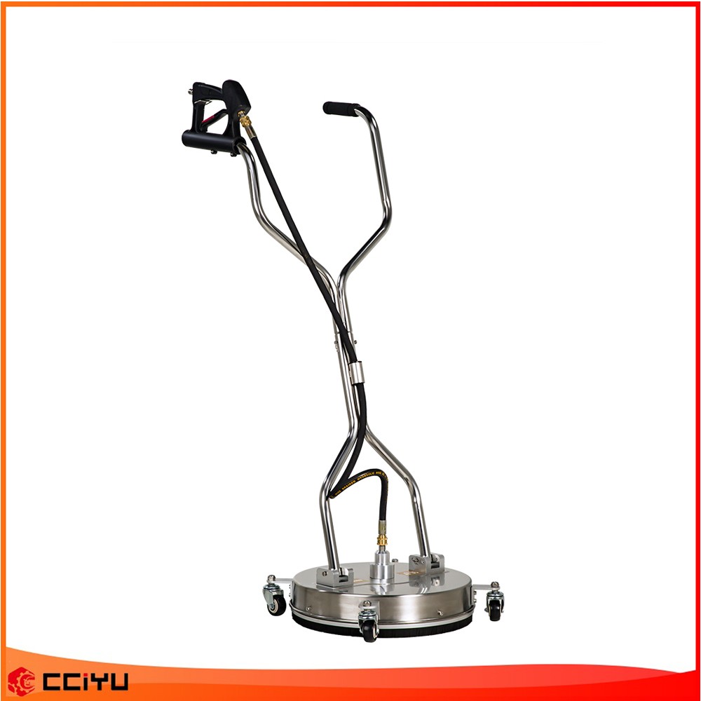16.5″ Pressure Washer Surface Cleaner With Handles + 4 Spinner Wheels