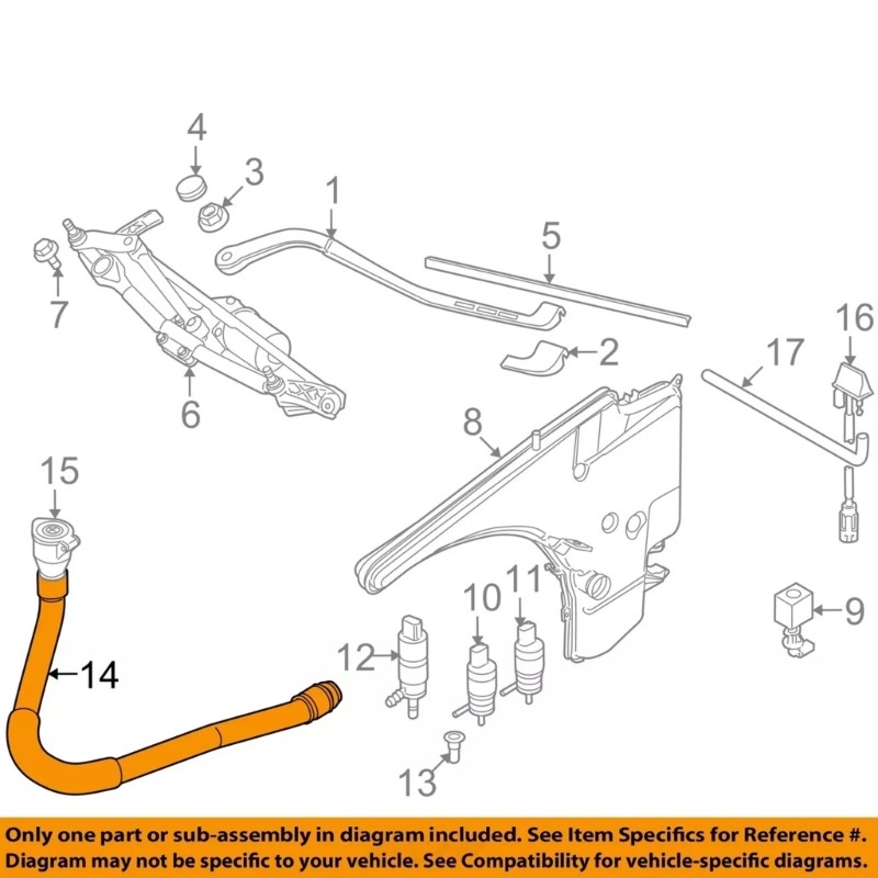 Replacement Auto Accessory Filler Pipe for E90 E91 328i 316i 318D 61667135409