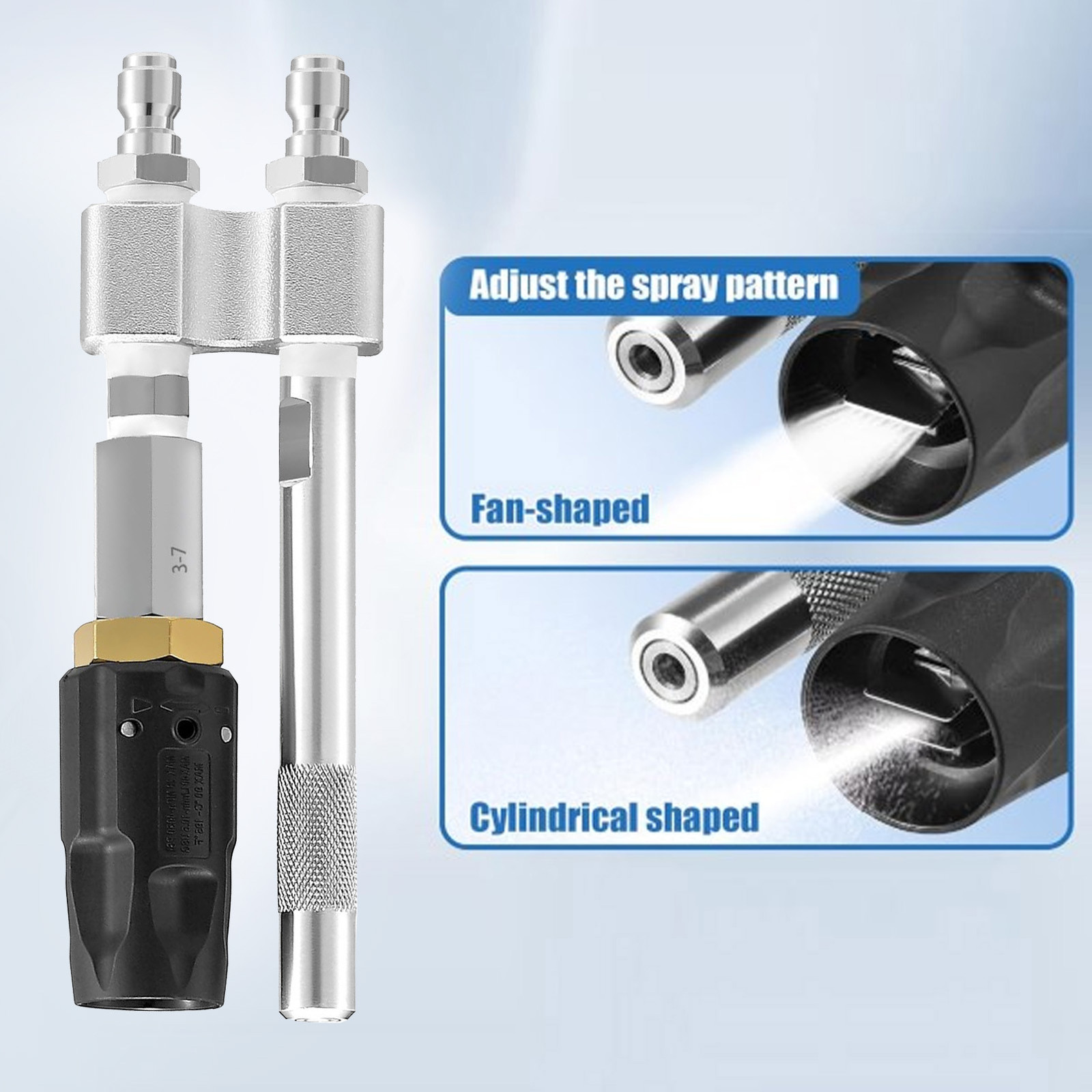 Tip M5 Twist Nozzle Pressure Washer Washing 3-7GPM 1000-6000Psi 1/4in♡