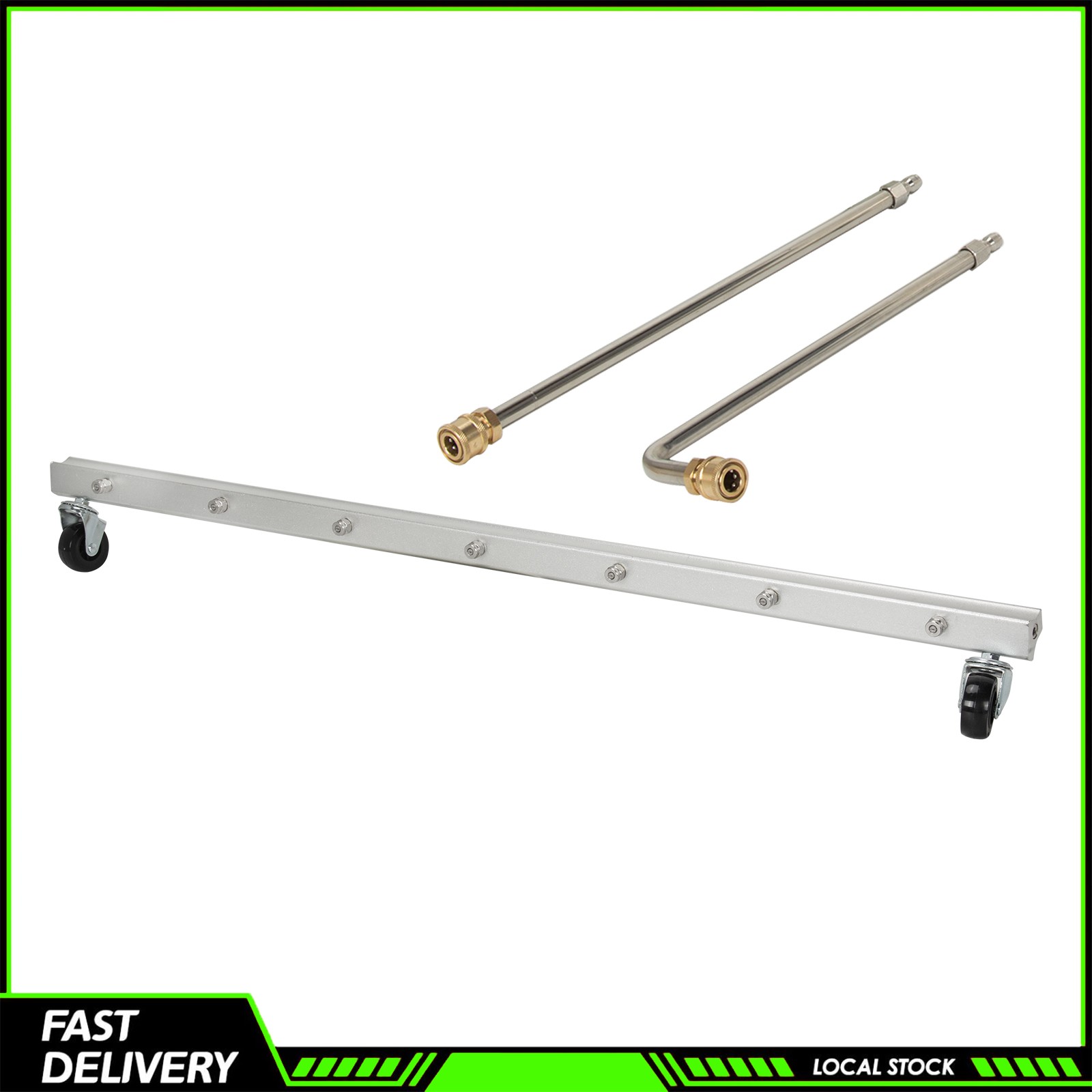 4000PSI Under Car Pressure Washer Undercarriage Cleaner Underbody Wash Broom 39″