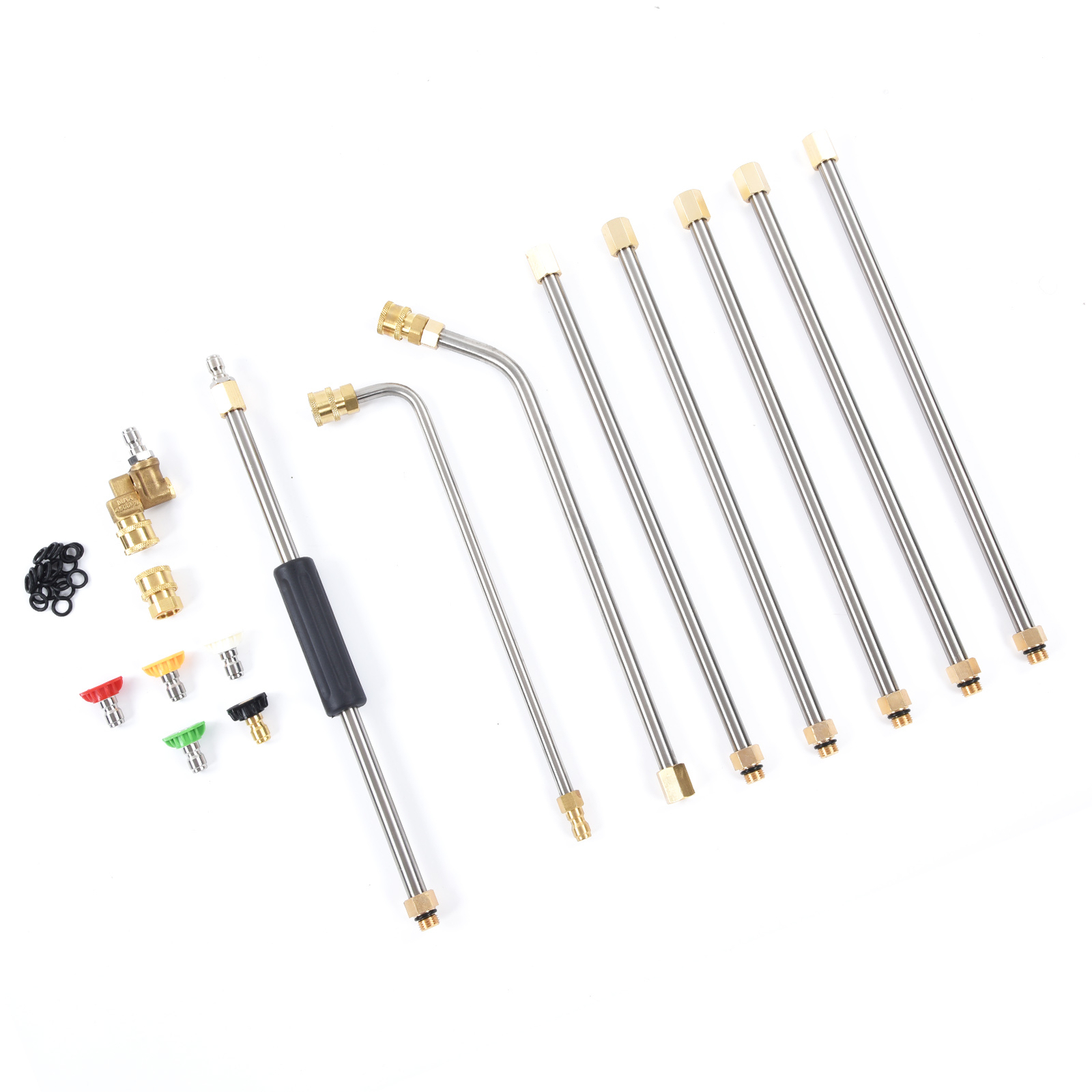 Pressure Washer Extension Wand Lance Accessory Tool Set Kit For Washing
