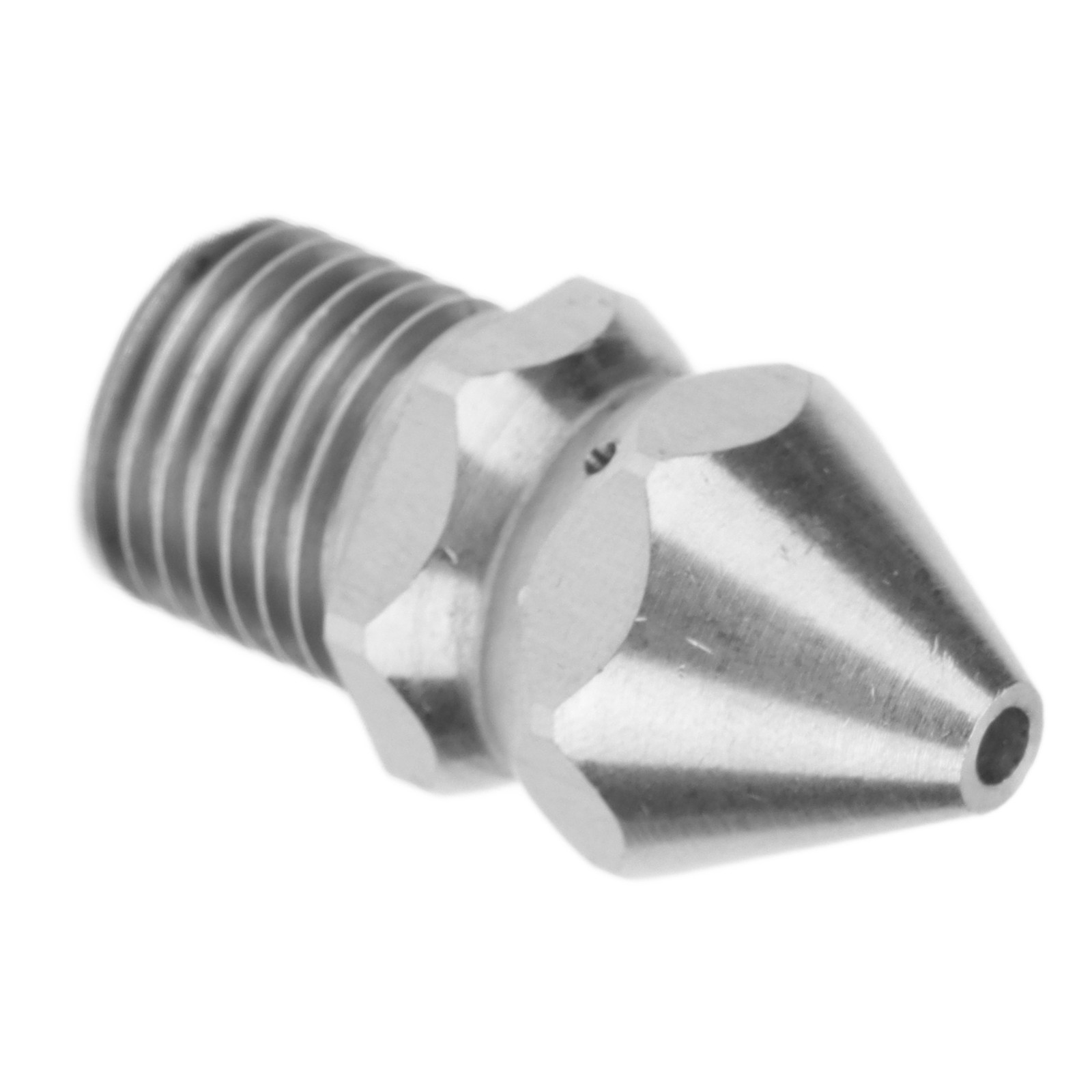 Pipe Cleaning Nozzle G1/4in Male Thread Sewer Nozzle Drain Sewer Wash Jet 4Hole