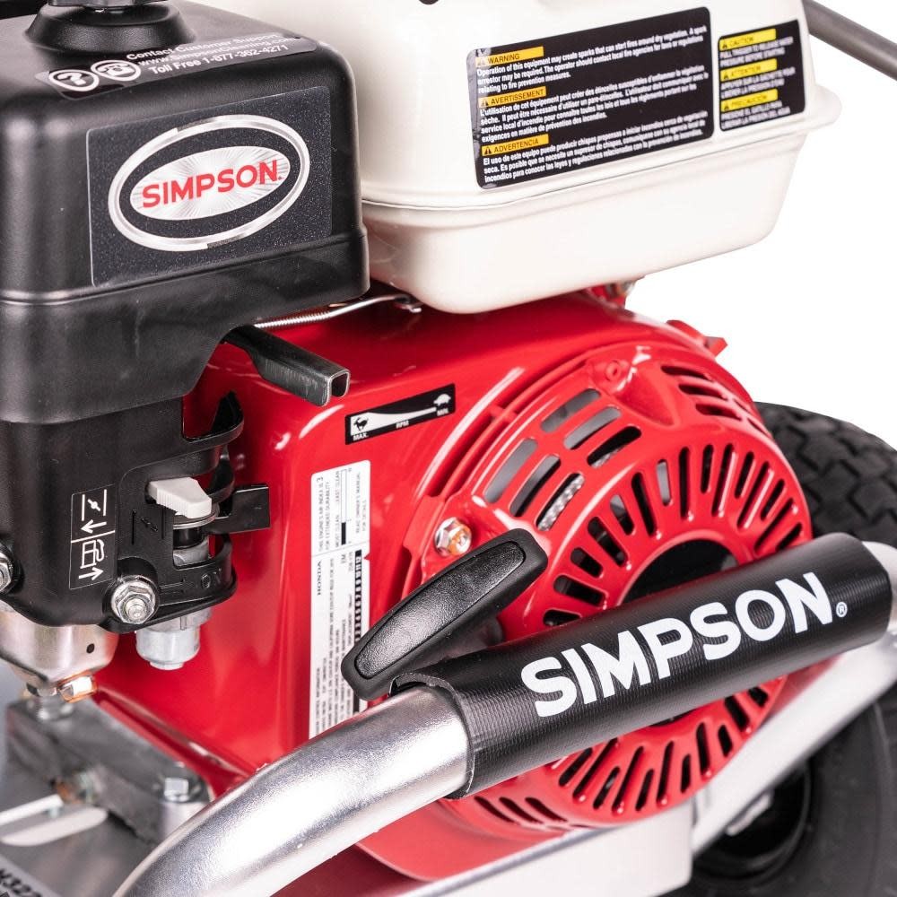 Simpson 60735 3400 PSI 2.5 GPM Gas Powered Cold Water Pressure